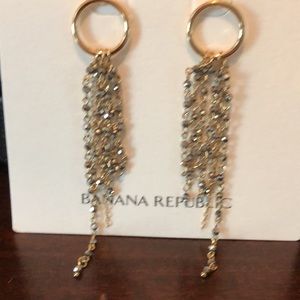 Banana Republic Gold Dangle Earrings